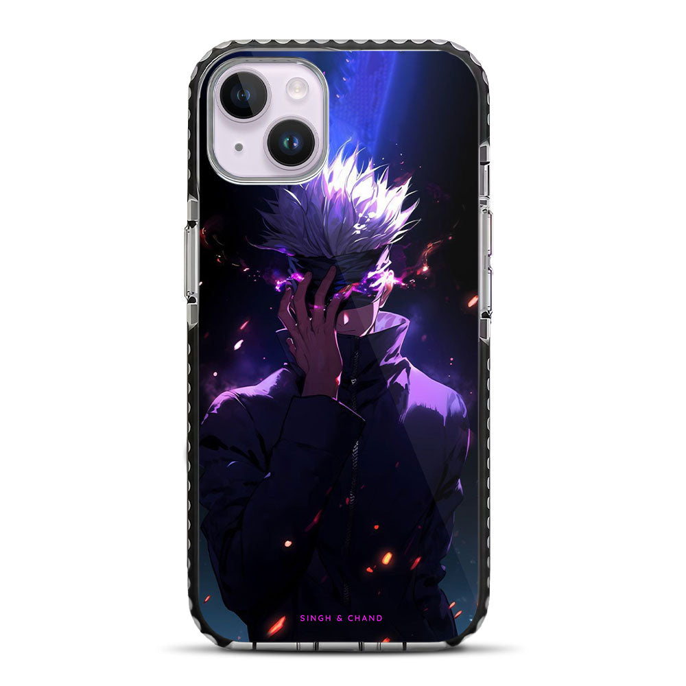 Gojo Satoru 1.0 Jujutsu Kaisen JJK Anime iPhone 14 Plus Stride Phone Case