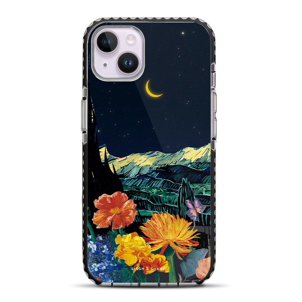 Crescent moon iPhone 14 Plus Stride Phone Case