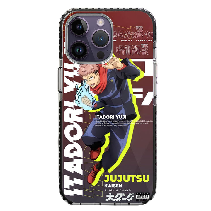 Itadori Yuji Jujutsu Kaisen JJK Anime iPhone 14 Pro Max Stride Phone Case