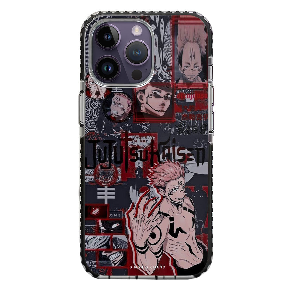 Sukuna 1.0 Jujutsu Kaisen Anime iPhone 14 Pro Max Stride Phone Case