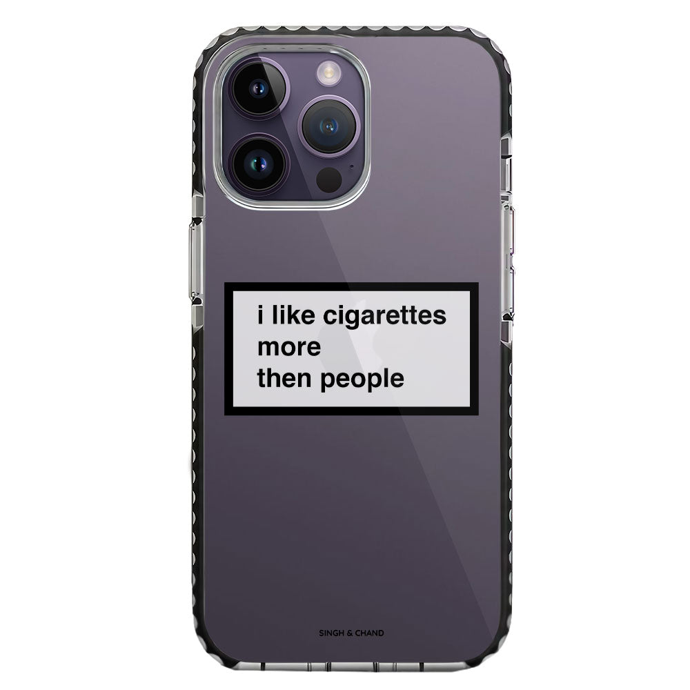 Cigarettes over people iPhone 14 Pro Max Stride Phone Case