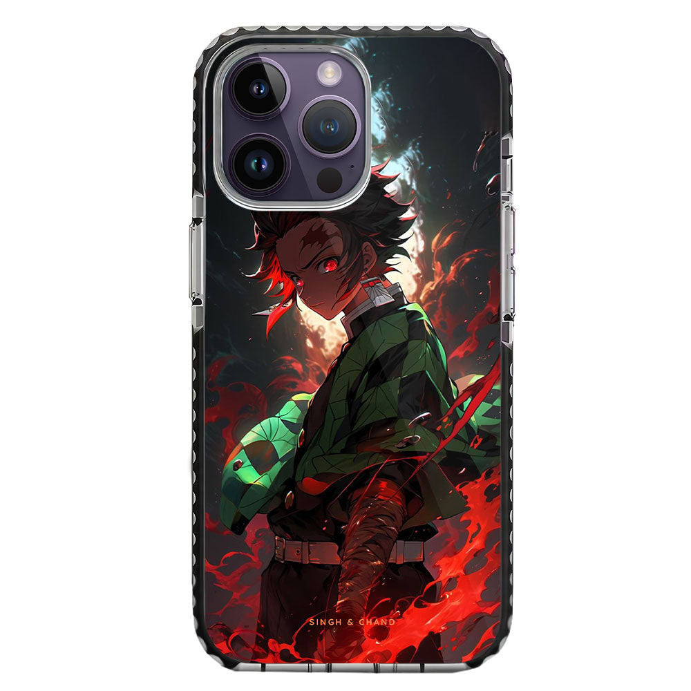 Tanjiro Demon Slayer Anime iPhone 14 Pro Max Stride Phone Case