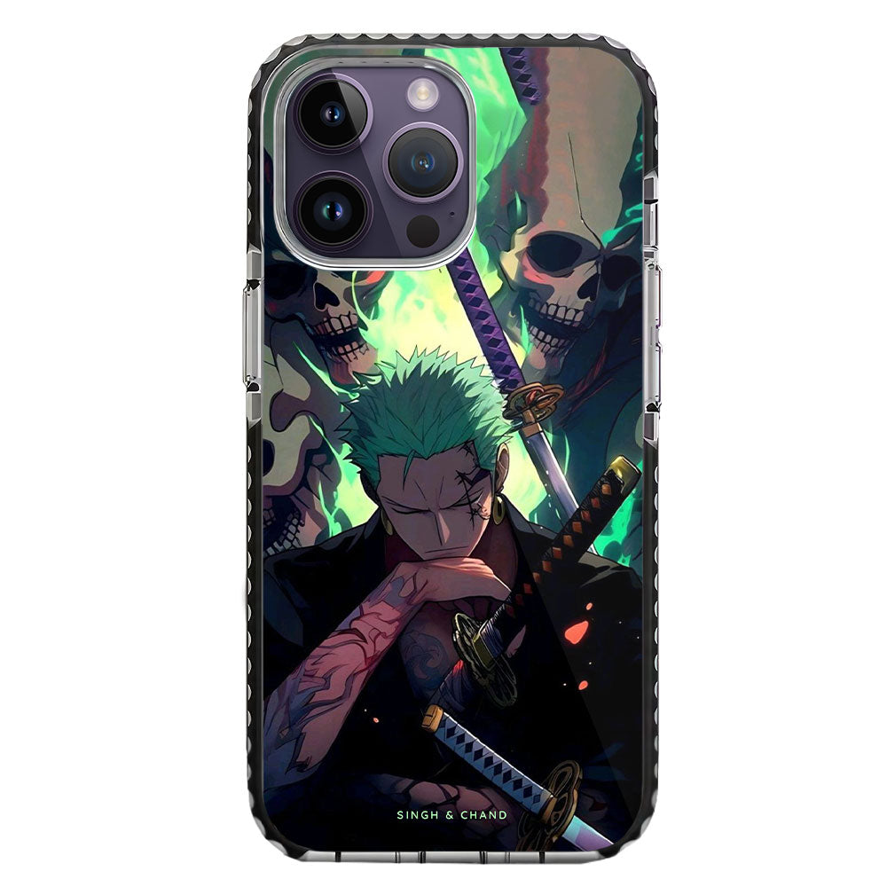 Roronoa Zoro 2.0 One Piece Anime iPhone 14 Pro Max Stride Phone Case