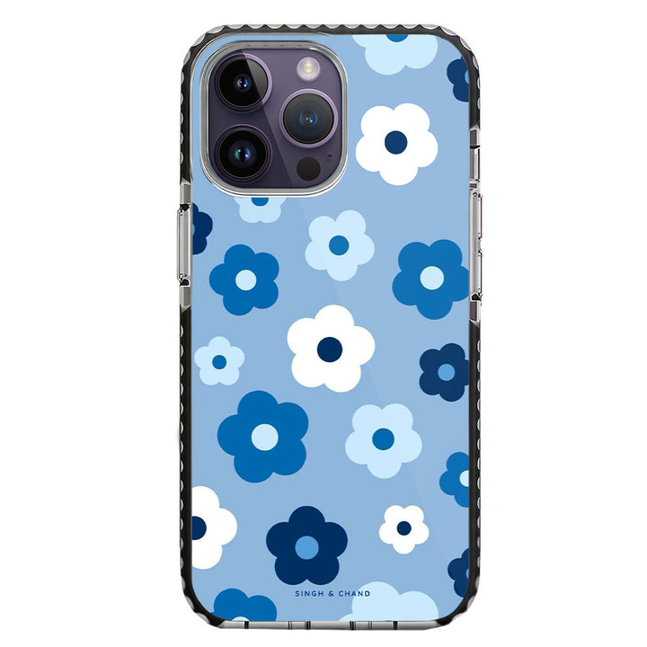 Blue Floral Dream 2.0 iPhone 14 Pro Max Stride Phone Case
