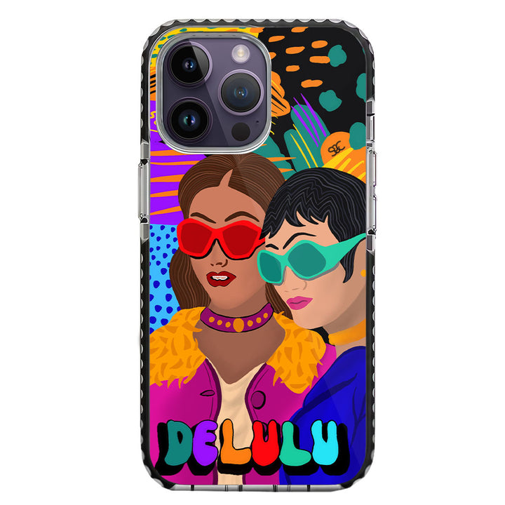 Delulu Vibe Tribe iPhone 14 Pro Max Stride Phone Case