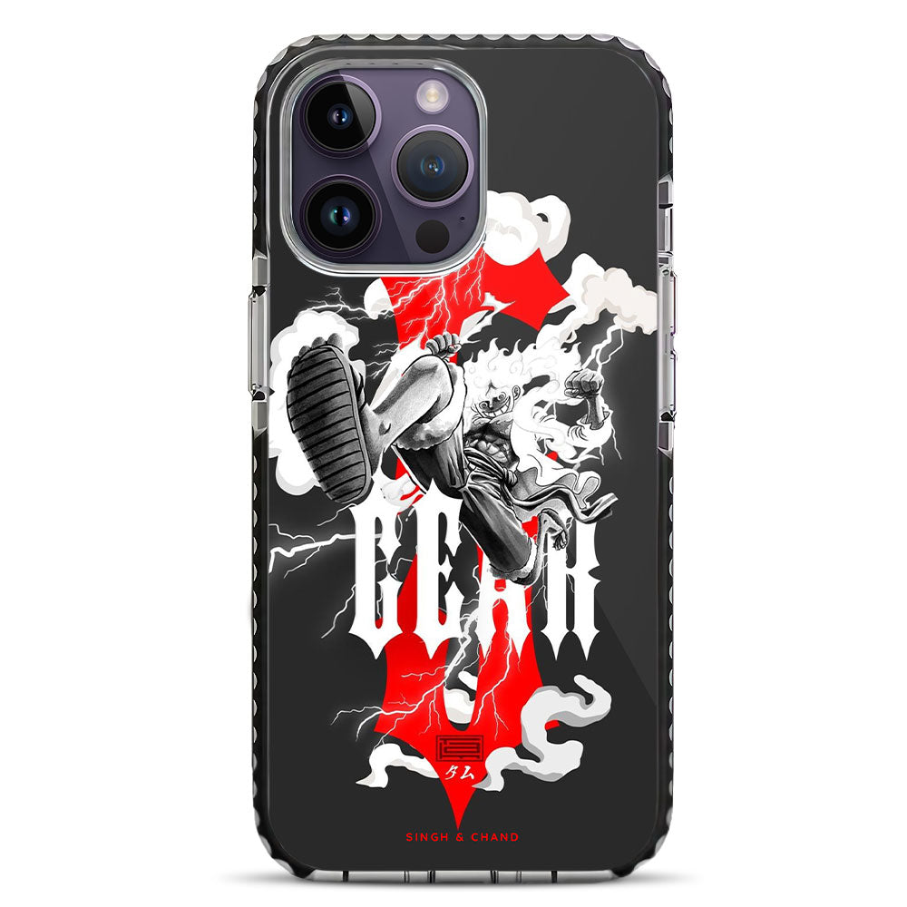 Gear 5 Luffy 1.0 One Piece Anime iPhone 14 Pro Stride Phone Case