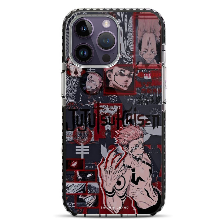 Sukuna 1.0 Jujutsu Kaisen Anime iPhone 14 Pro Stride Phone Case