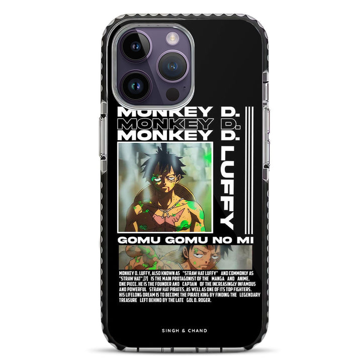 Luffy Impel Down Poison One Piece Anime iPhone 14 Pro Stride Phone Case