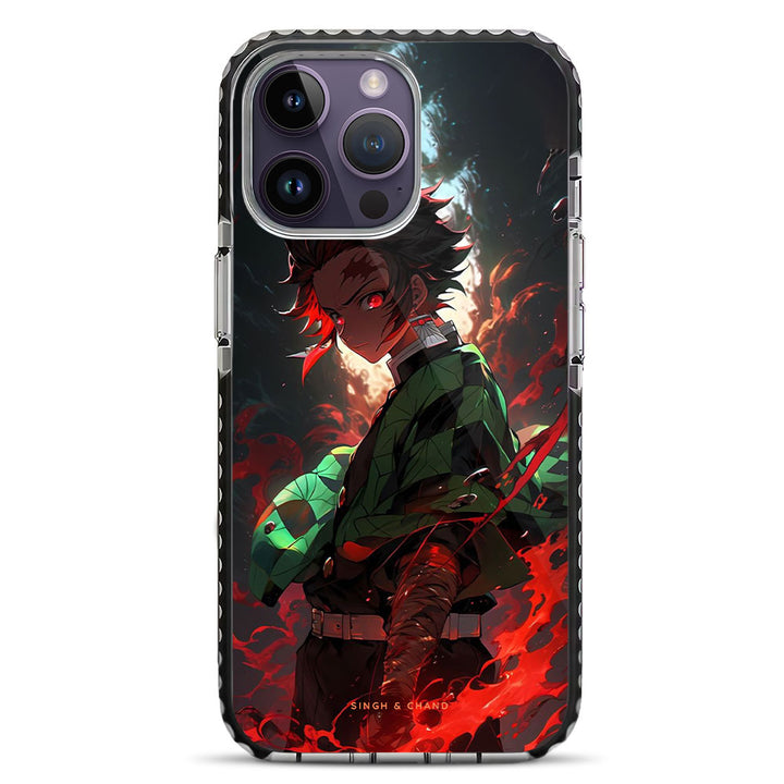 Tanjiro Demon Slayer Anime iPhone 14 Pro Stride Phone Case