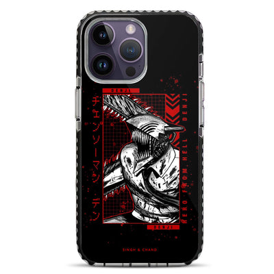 Chainsaw Man 3.0 Anime iPhone 14 Pro Stride Phone Case