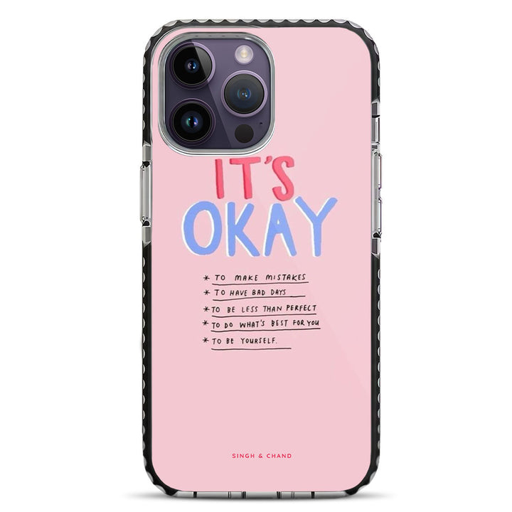 Self-Care Reminder iPhone 14 Pro Stride Phone Case