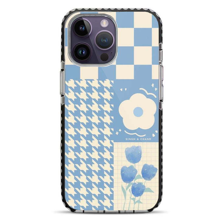 Blue Floral Dream 1.0 iPhone 14 Pro Stride Phone Case