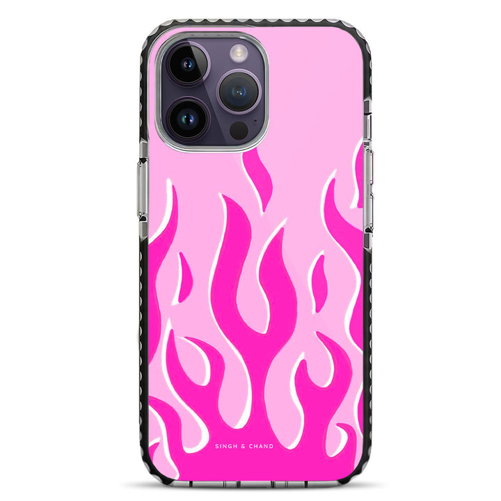 Barbie Theme Flame iPhone 14 Pro Stride Phone Case