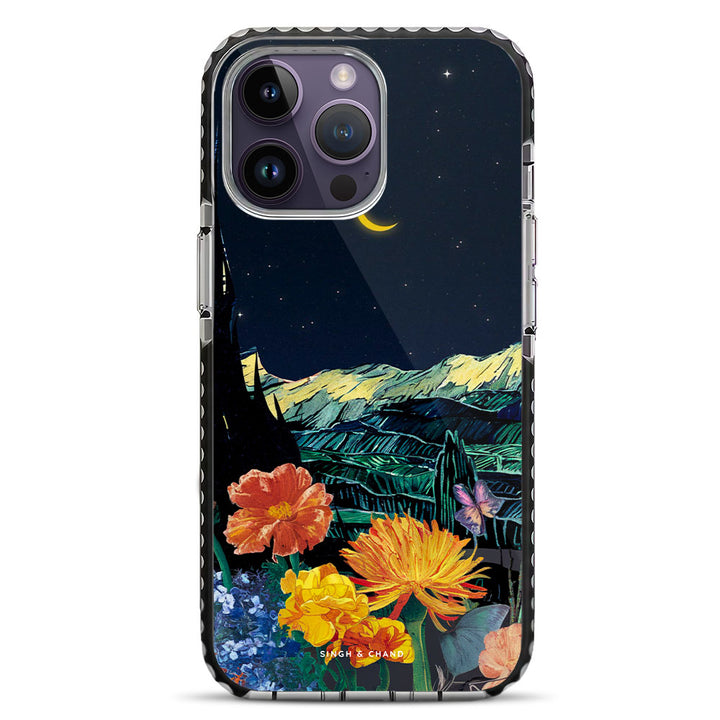 Crescent moon iPhone 14 Pro Stride Phone Case