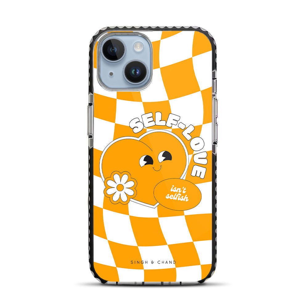 Orange Harmony iPhone 14 Stride Phone Case