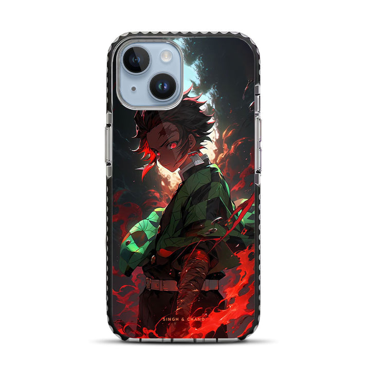 Tanjiro Demon Slayer Anime iPhone 14 Stride Phone Case