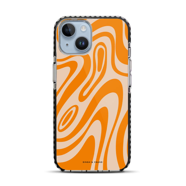 Citrus Swirl iPhone 14 Stride Phone Case