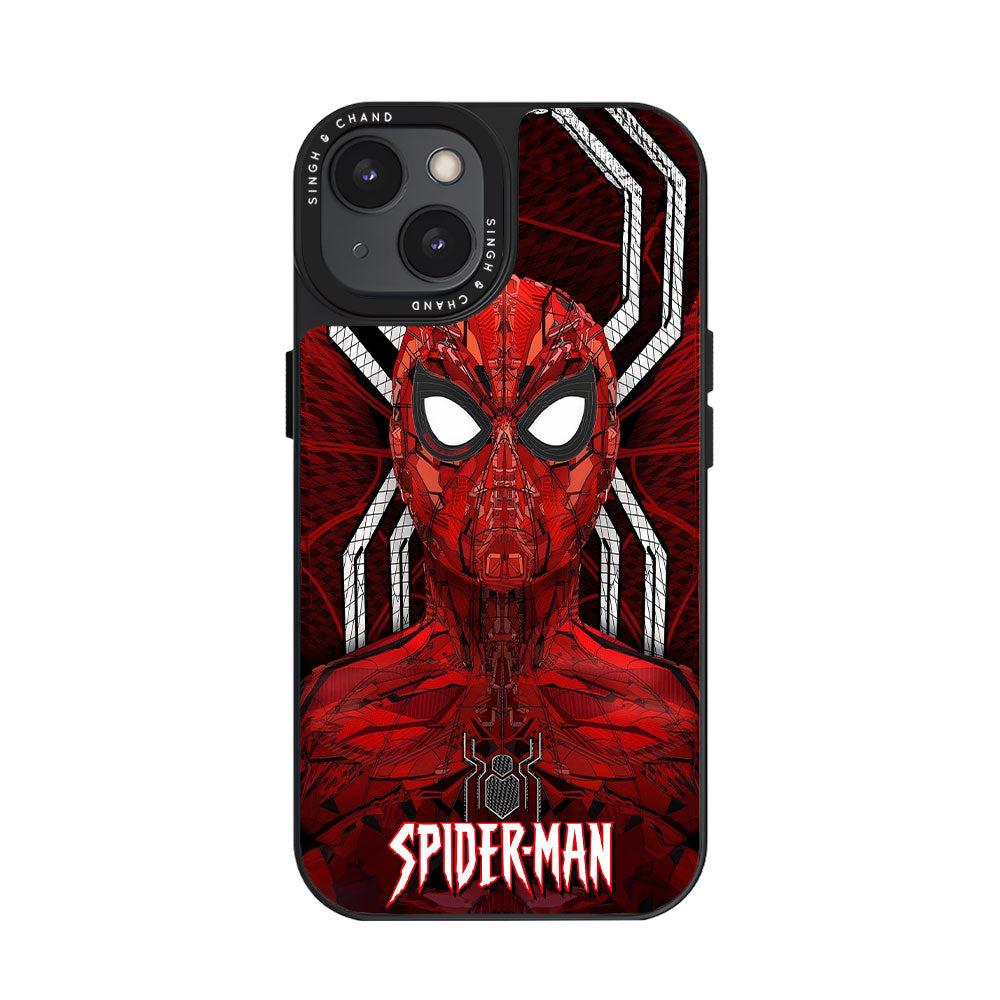 Spiderman iPhone 15 Glass 2.0 Phone Case