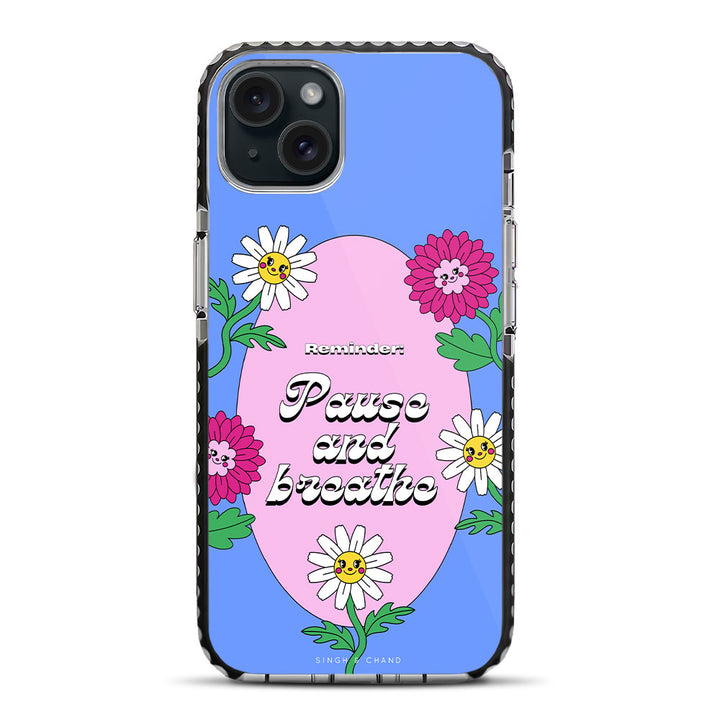Tranquil Blue iPhone 15 Plus Stride Phone Case
