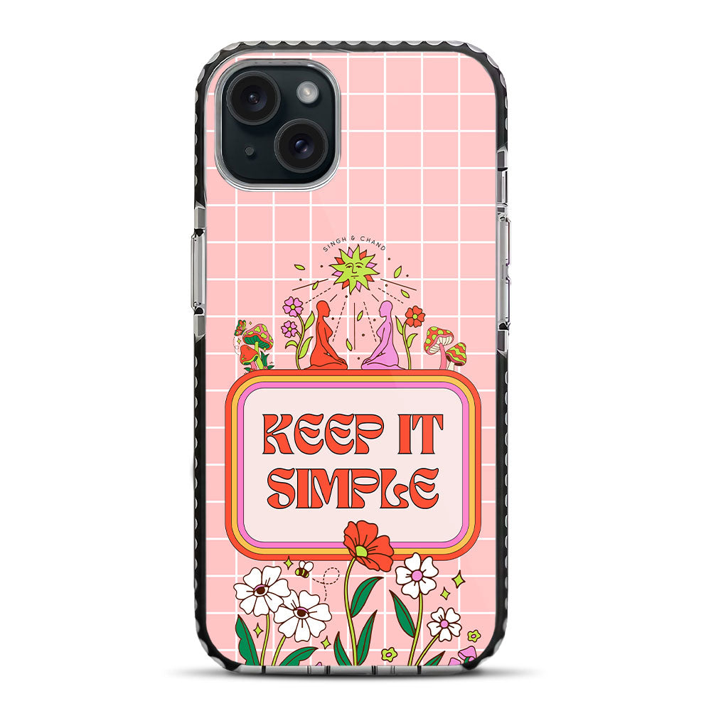 Chic Peach iPhone 15 Plus Stride Phone Case