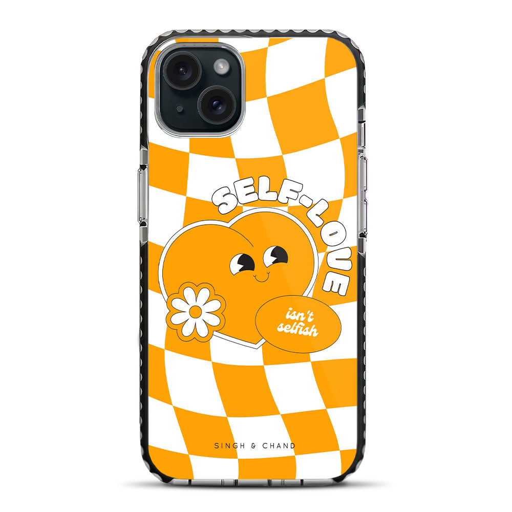 Orange Harmony iPhone 15 Plus Stride Phone Case