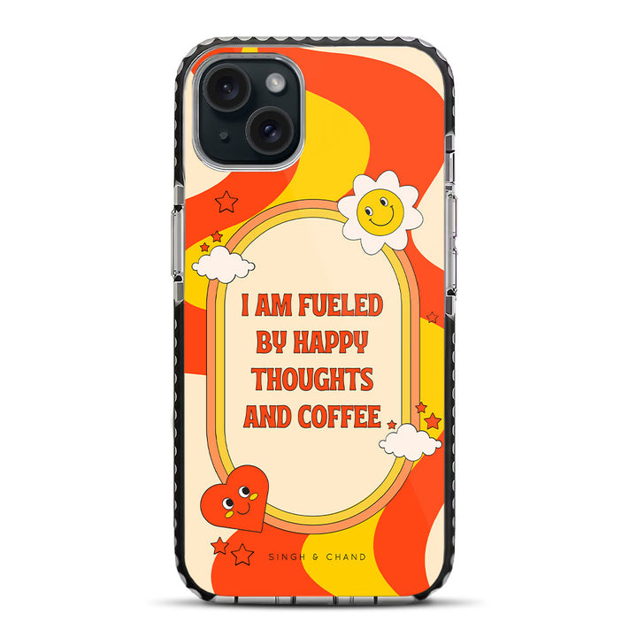Joyful Brew iPhone 15 Plus Stride Phone Case