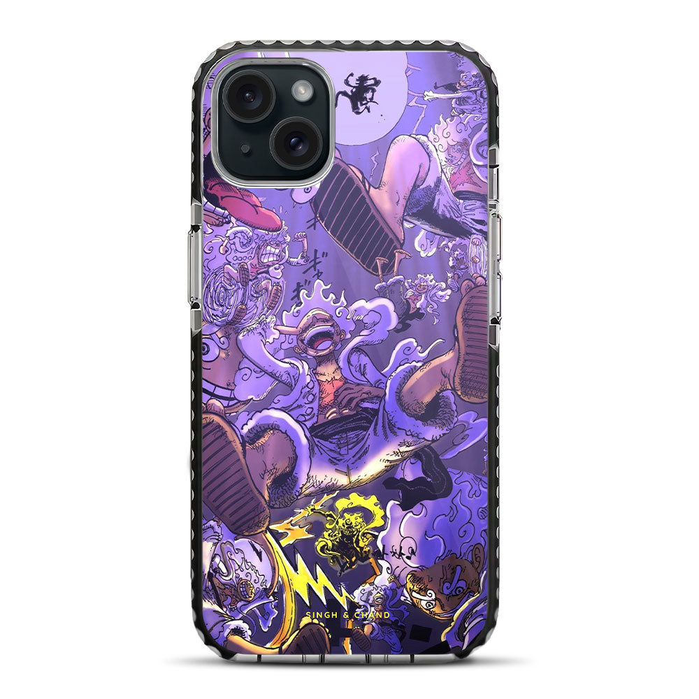 Gear 5 Luffy 2.0 One Piece Anime iPhone 15 Plus Stride Phone Case