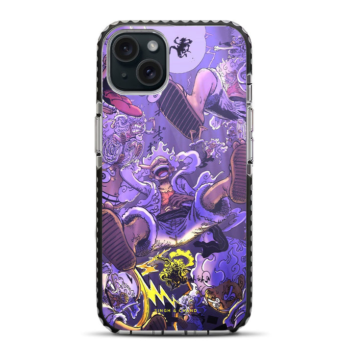 Gear 5 Luffy 2.0 One Piece Anime iPhone 15 Plus Stride Phone Case