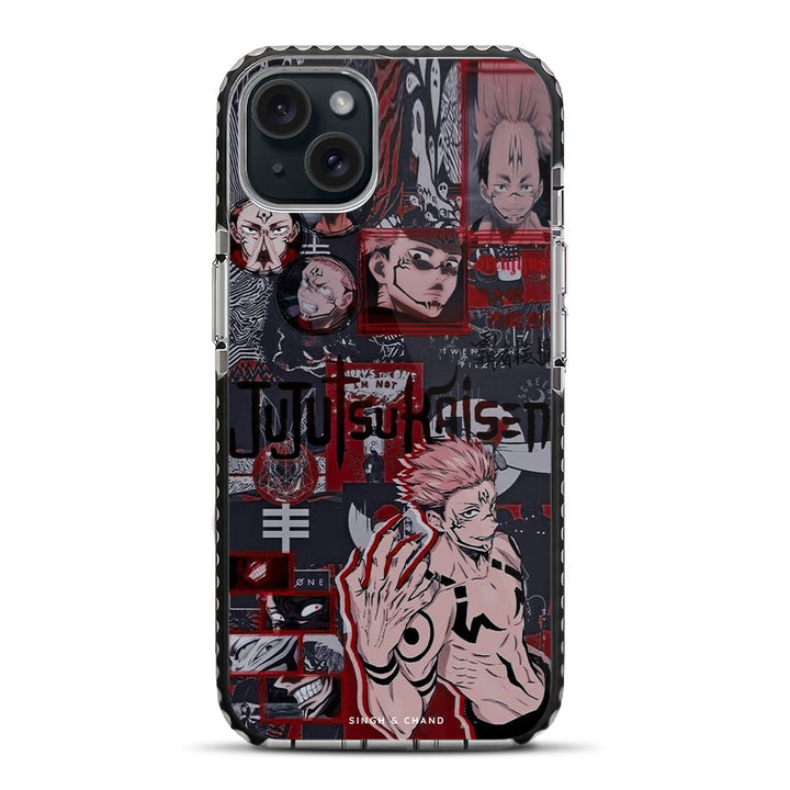 Sukuna 1.0 Jujutsu Kaisen Anime iPhone 15 Plus Stride Phone Case