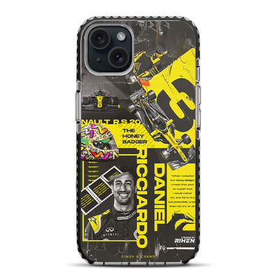 F1 Renault - Daniel Riccardo iPhone 15 Plus Stride Phone Case