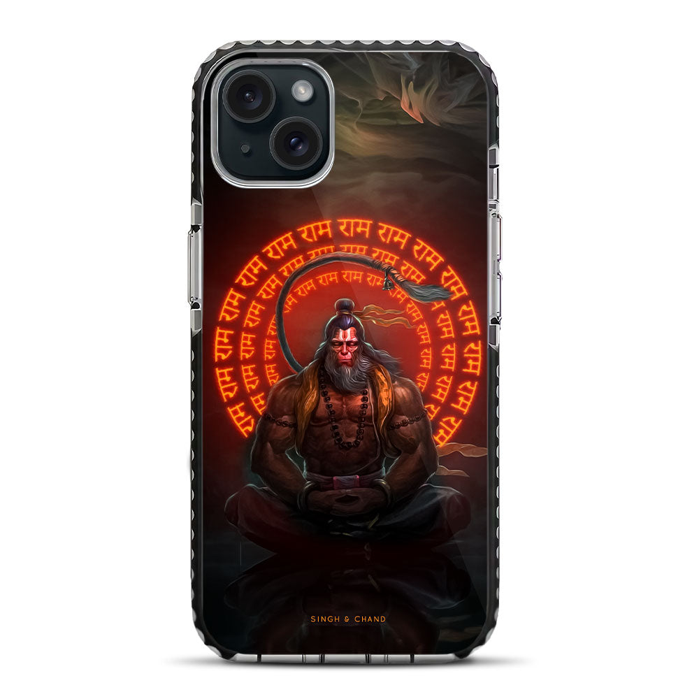 Ram Hanuman iPhone 15 Plus Stride Phone Case