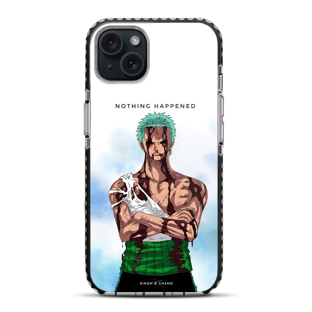 Roronoa Zoro 1.0 One Piece Anime iPhone 15 Plus Stride Phone Case