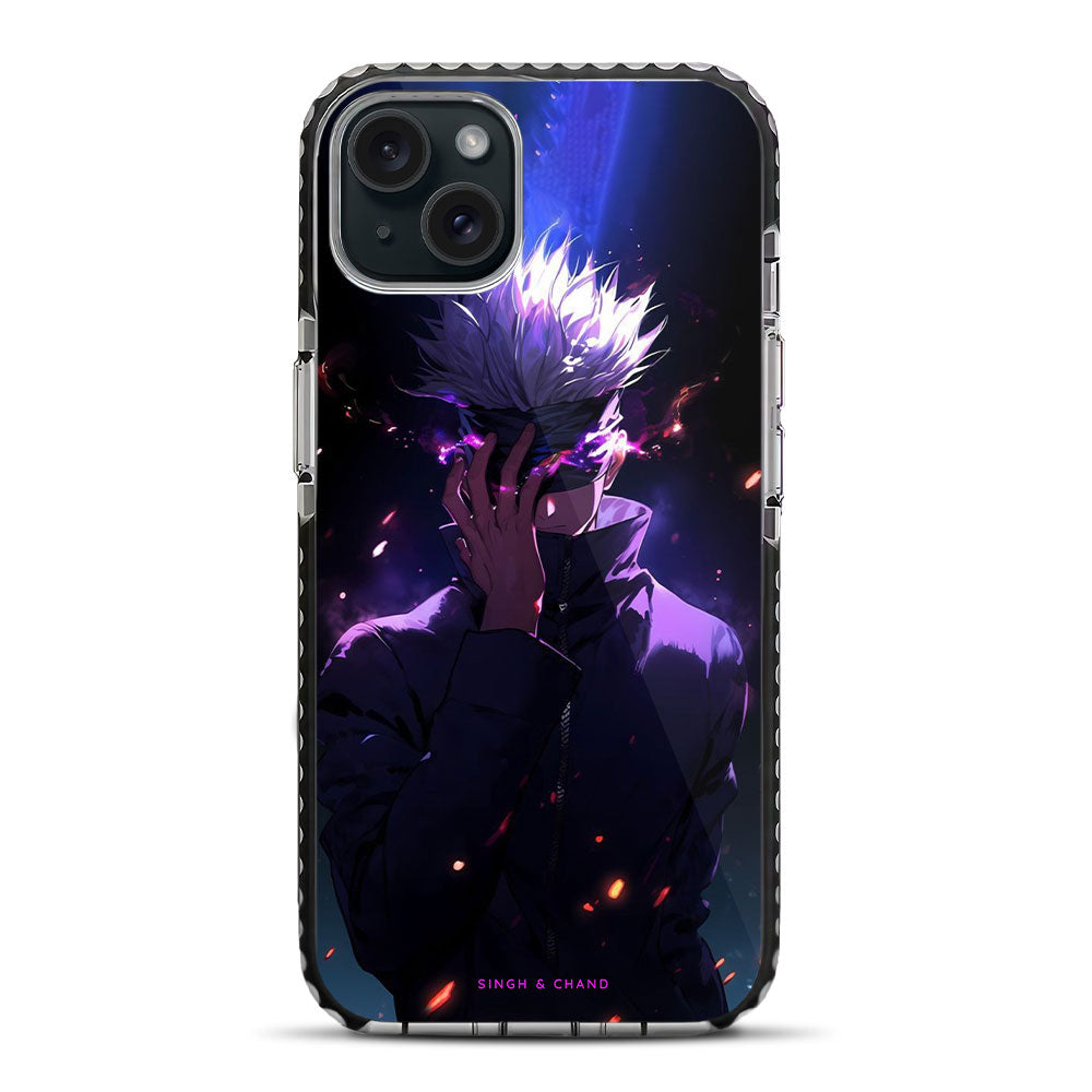 Gojo Satoru 1.0 Jujutsu Kaisen JJK Anime iPhone 15 Plus Stride Phone Case