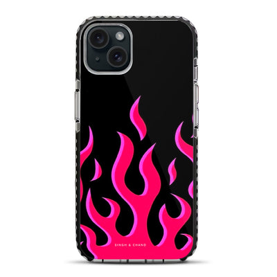 Pink Flame Pinterest Inspired iPhone 15 Plus Stride Phone Case