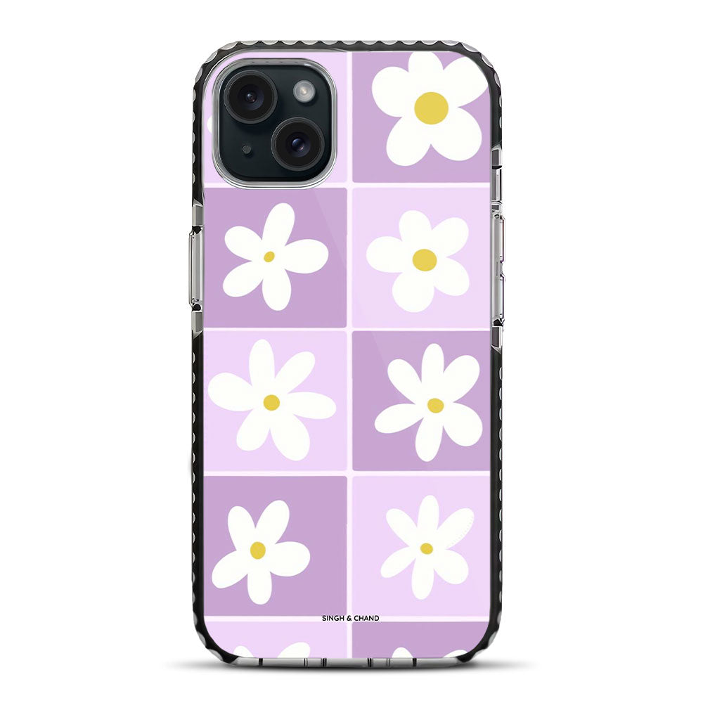 Blooming Squares iPhone 15 Plus Stride Phone Case