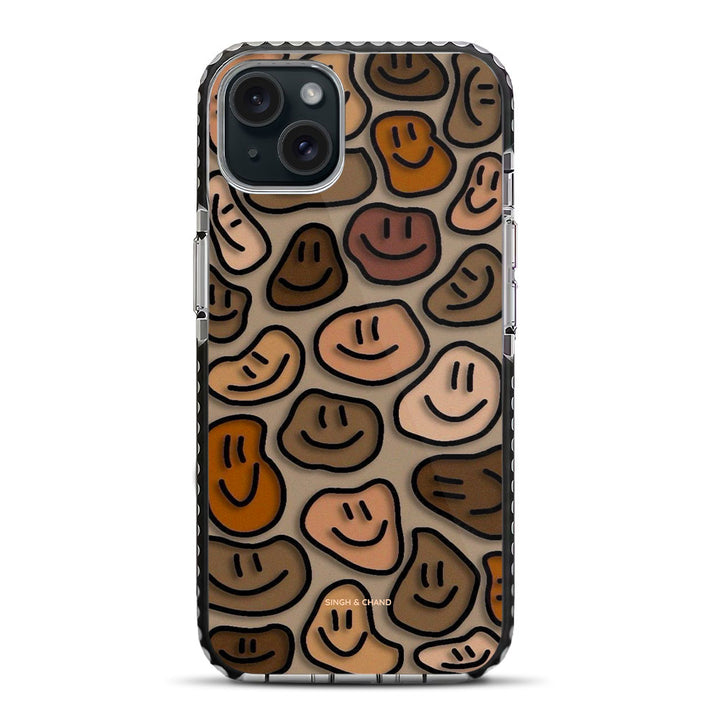 Smiley Rock Pinterest inspired iPhone 15 Plus Stride Phone Case