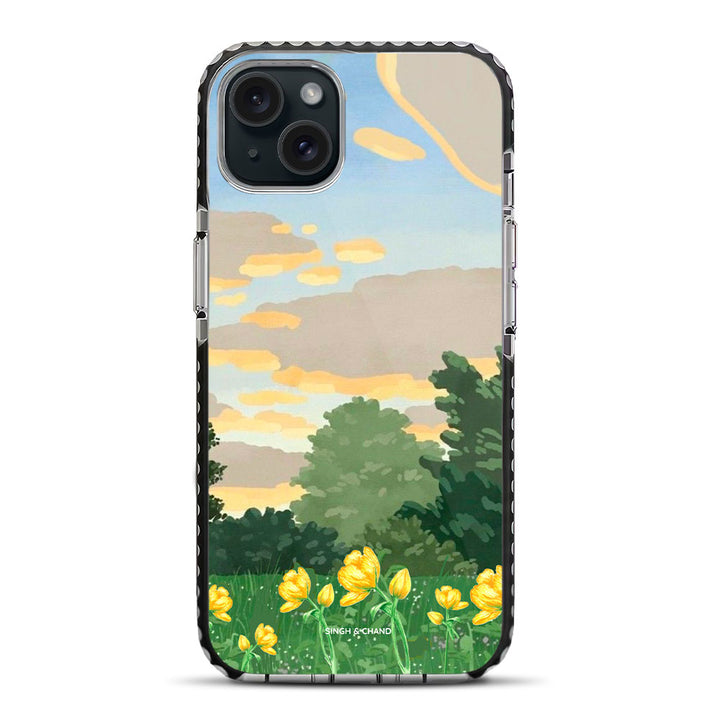 Cloud Meadow iPhone 15 Plus Stride Phone Case