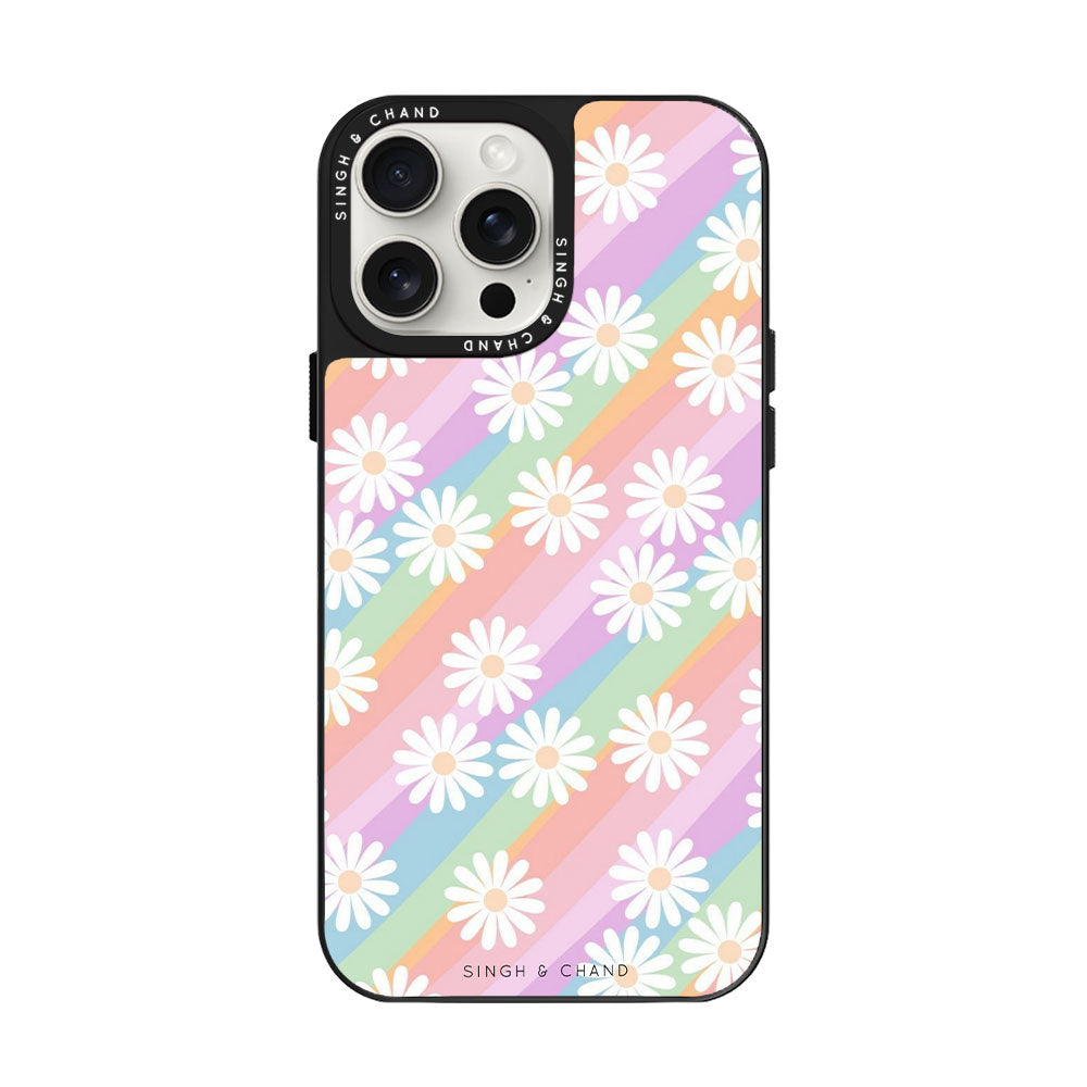 Daisy Flowers Multicolour iPhone 15 Pro Glass 2.0 Phone Case