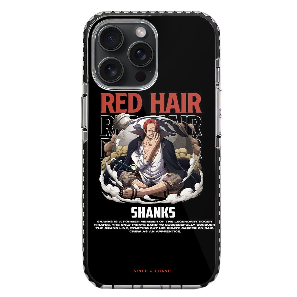 Shanks 2.0 One Piece Anime iPhone 15 Pro Max Stride Phone Case