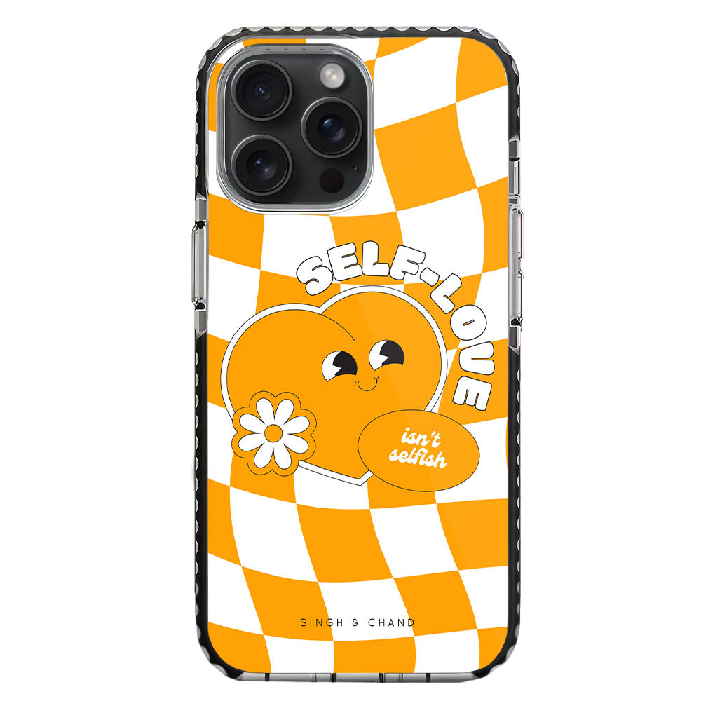 Orange Harmony iPhone 15 Pro Max Stride Phone Case