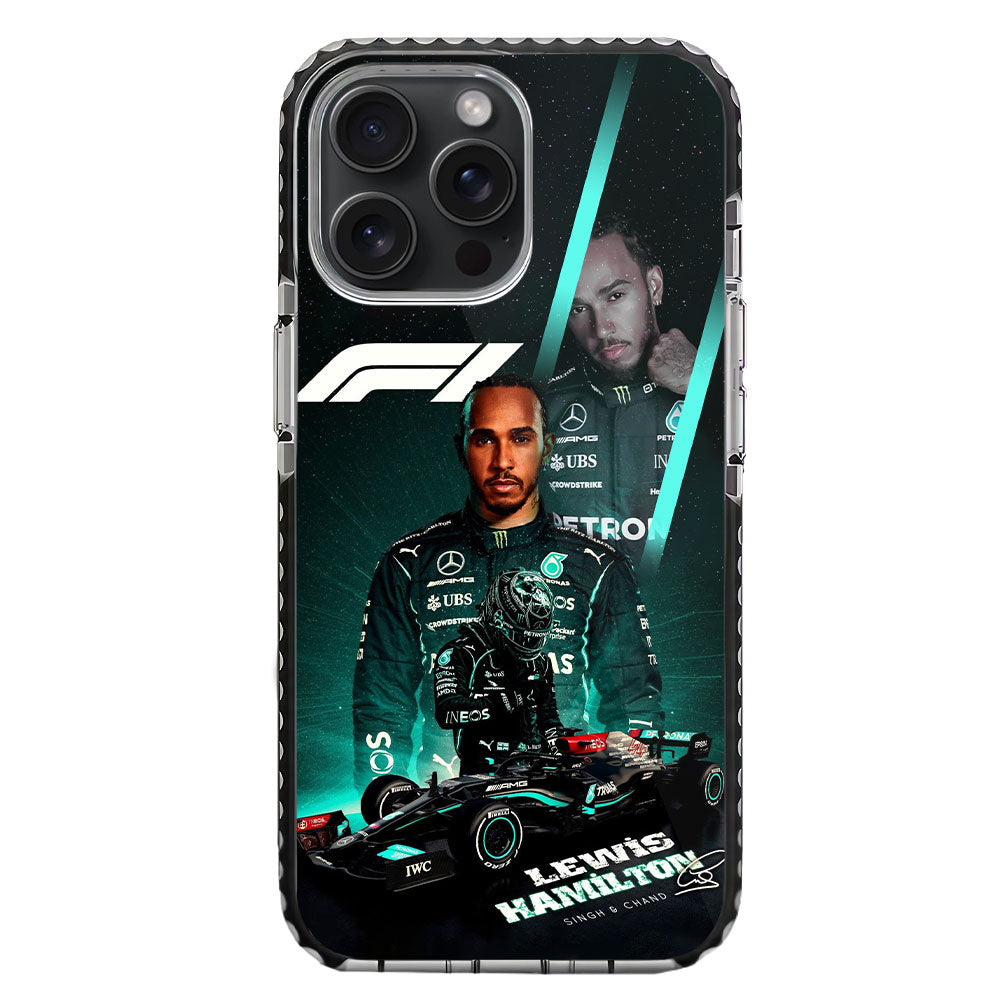 F1 Mercedes AMG - Lewis Hamilton iPhone 15 Pro Max Stride Phone Case