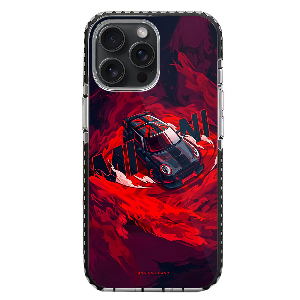 Mini Supercar iPhone 15 Pro Max Stride Phone Case