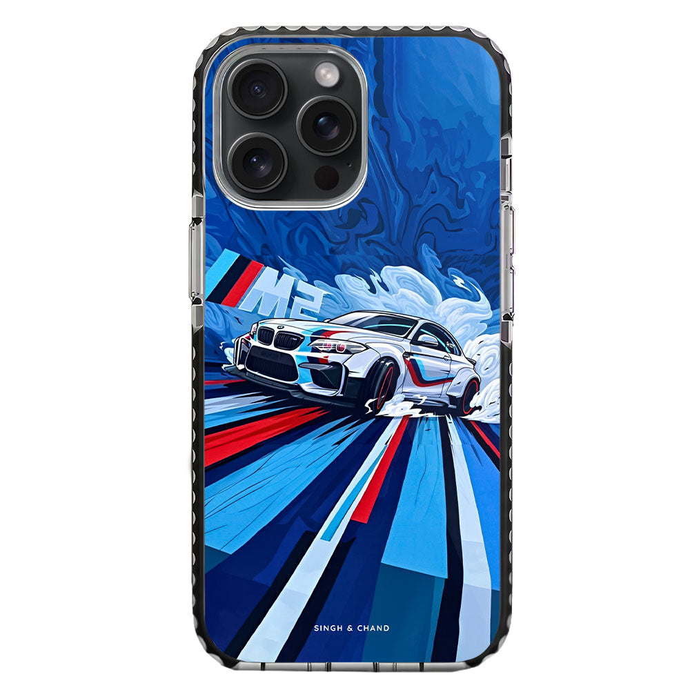 M2 Supercar iPhone 15 Pro Max Stride Phone Case