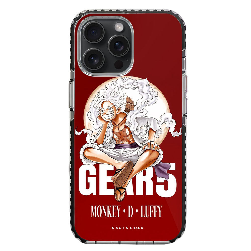 Gear 5 Luffy 3.0 One Piece Anime iPhone 15 Pro Max Stride Phone Case