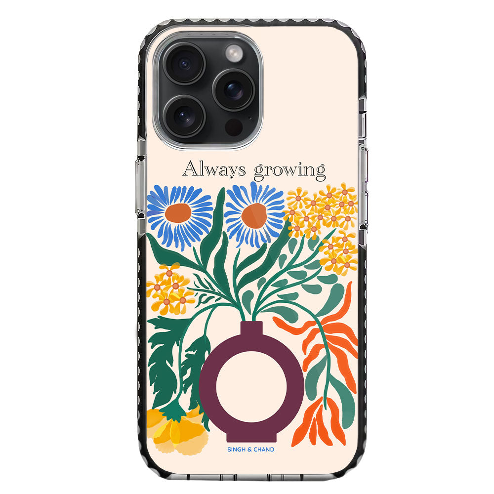 Always growing iPhone 15 Pro Max Stride Phone Case