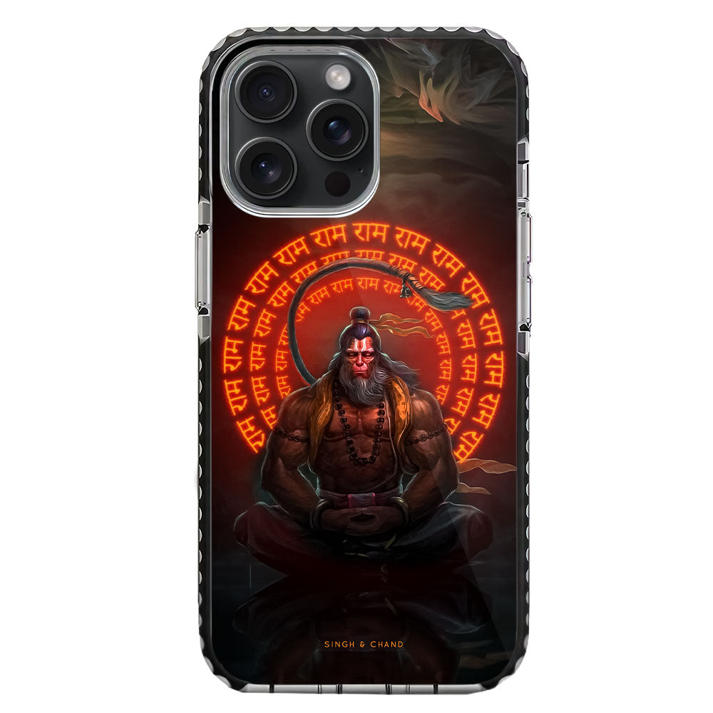 Ram Hanuman iPhone 15 Pro Stride Phone Case