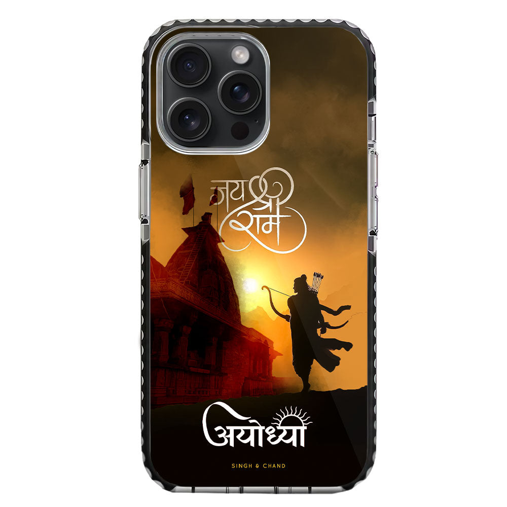 Ayodhya Ram Mandir iPhone 15 Pro Stride Phone Case