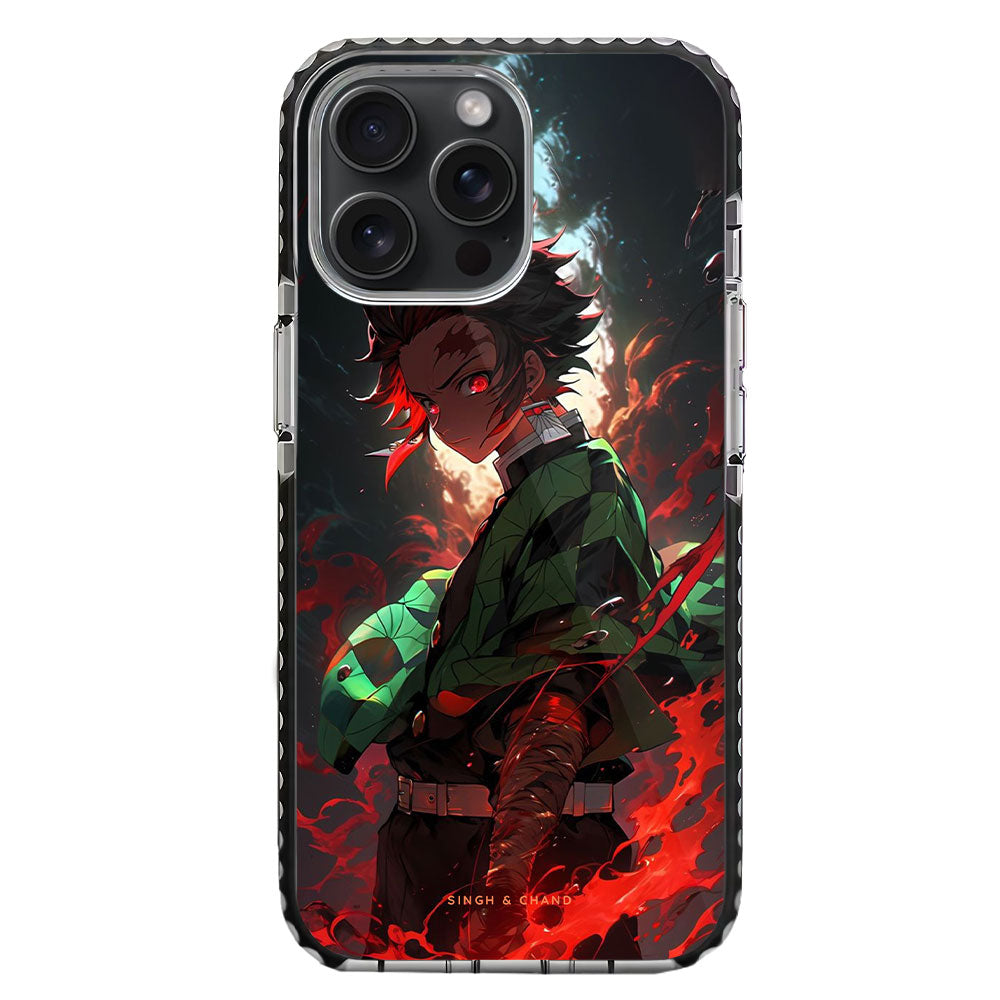 Tanjiro Demon Slayer Anime iPhone 15 Pro Stride Phone Case