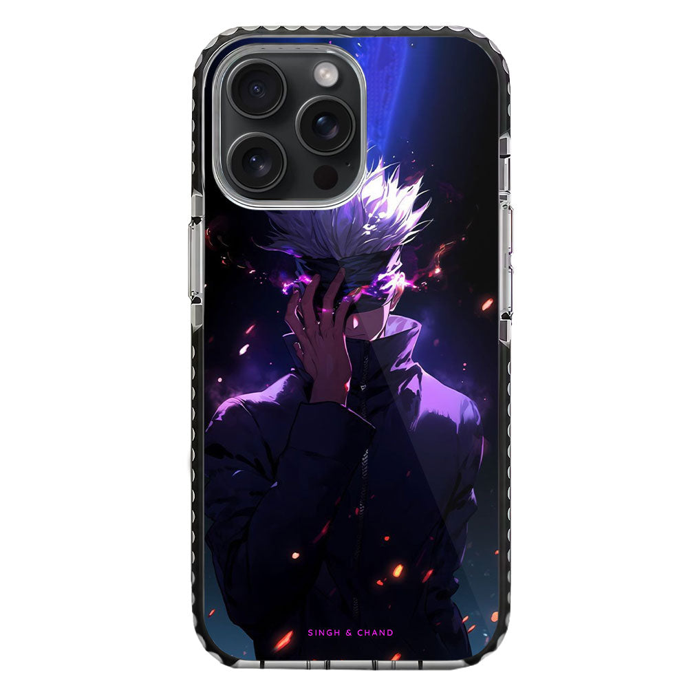 Gojo Satoru 1.0 Jujutsu Kaisen JJK Anime iPhone 15 Pro Stride Phone Case