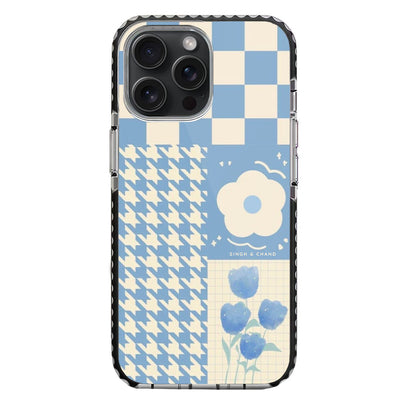 Blue Floral Dream 1.0 iPhone 15 Pro Stride Phone Case